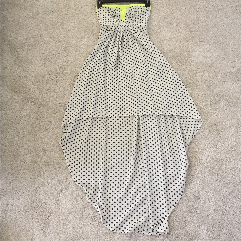 Women’s High/Low Strapless Dress